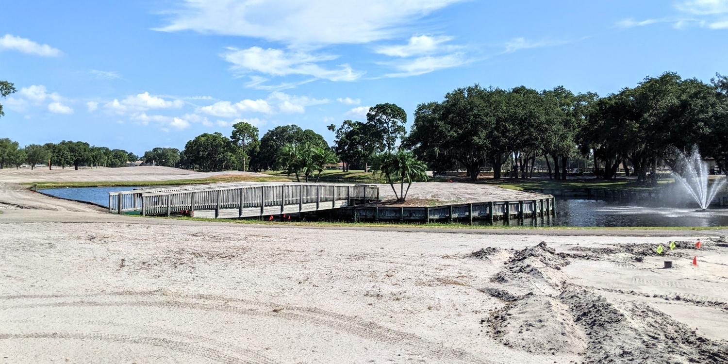  18th green could emerge as the signature hole of the Champions course.